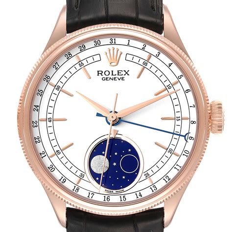 rolex cellini moonphase rose gold|cellini moonphase Rolex price.